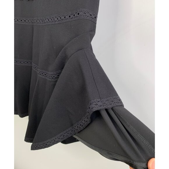 New Kobi Halperin Fit & Flare Dress Black Size 8 M - Picture 8 of 12
